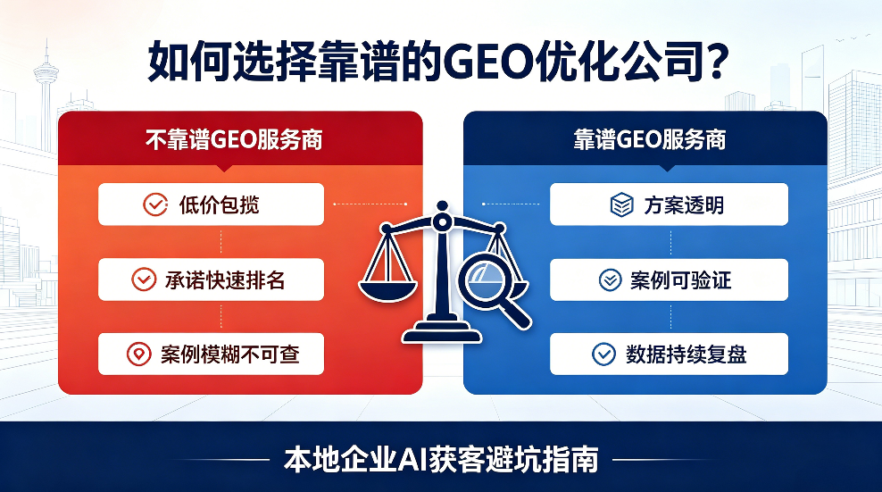 五家渠如何选择靠谱的GEO优化公司？本地企业AI获客避坑指南